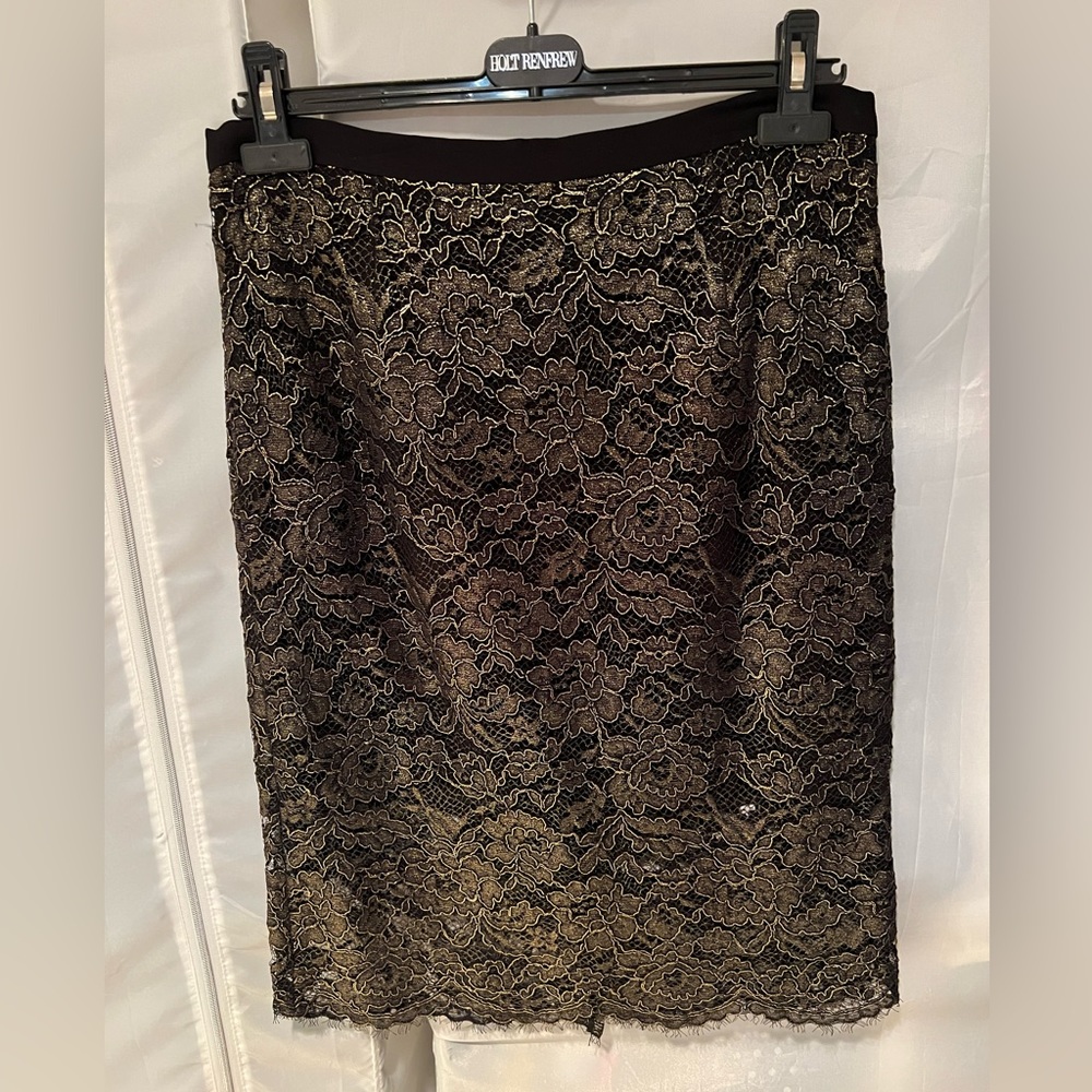Lacey evening skirt.